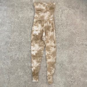 Charlotte Russe Strapless Tie Dye Jumpsuit (S)